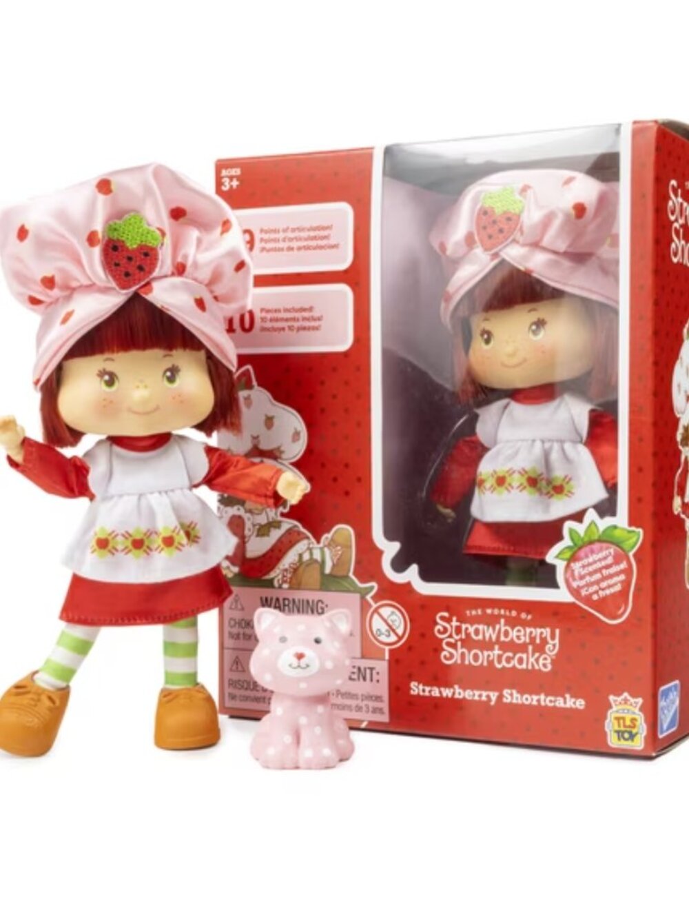 Strawberry Shortcake 5.5-inch Poseable Fashion Doll NEW TLS toys Scented, NWB